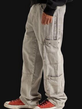 NWT Dylan Baggy Jeans Cargo Gray 
from Pacsun